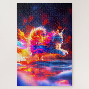 Artsy Kitten Jigsaw Puzzle