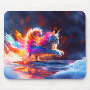 Artsy Kitten Mouse Pad