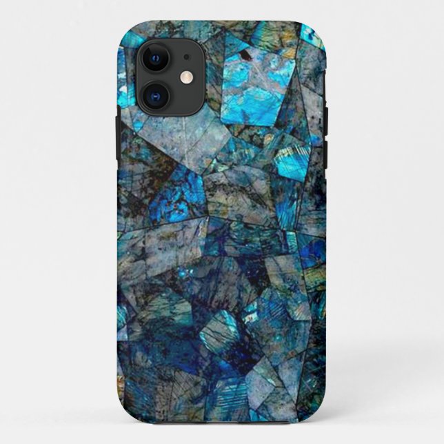 Artsy Labradorite Abstract Gems iPhone 5/5s Case (Back)