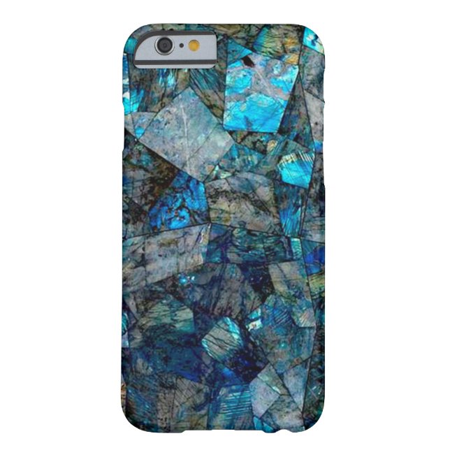 Artsy Labradorite Abstract Gems iPhone 6 Case (Back)