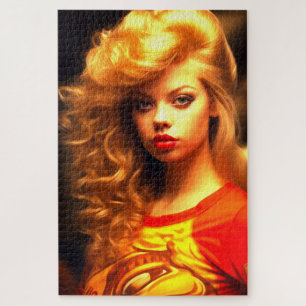 Artsy Lady Jigsaw Puzzle