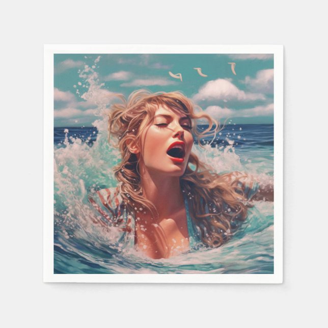 Artsy Lady Napkin (Front)