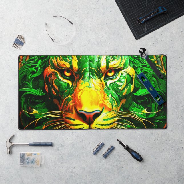 Artsy Lion Desk Mat (Workstation)