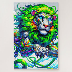Artsy Lion Jigsaw Puzzle