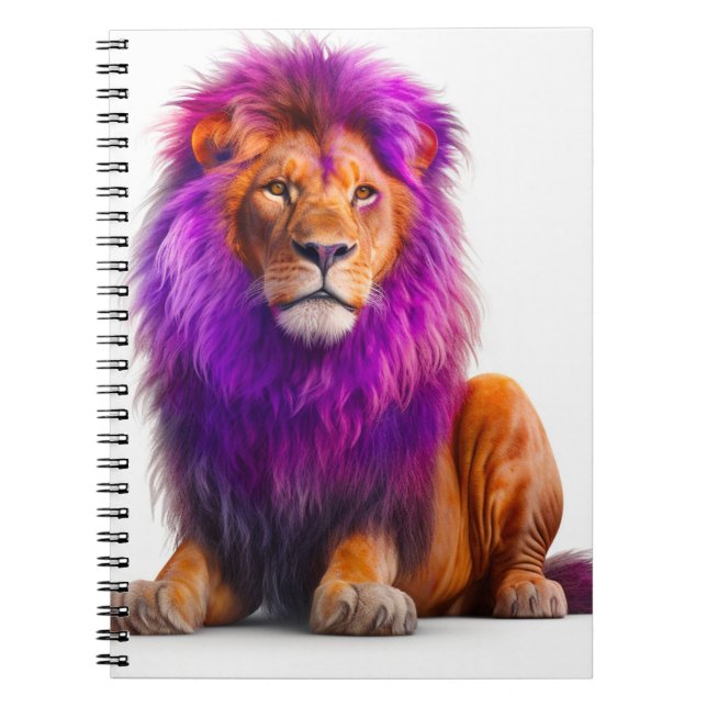 Artsy Lion Notebook (Front)