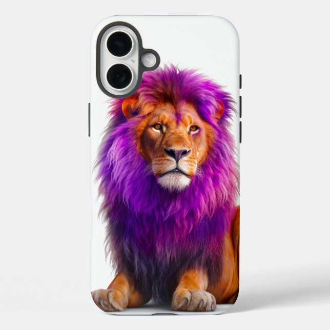 Artsy Lion Phone Case (Back)