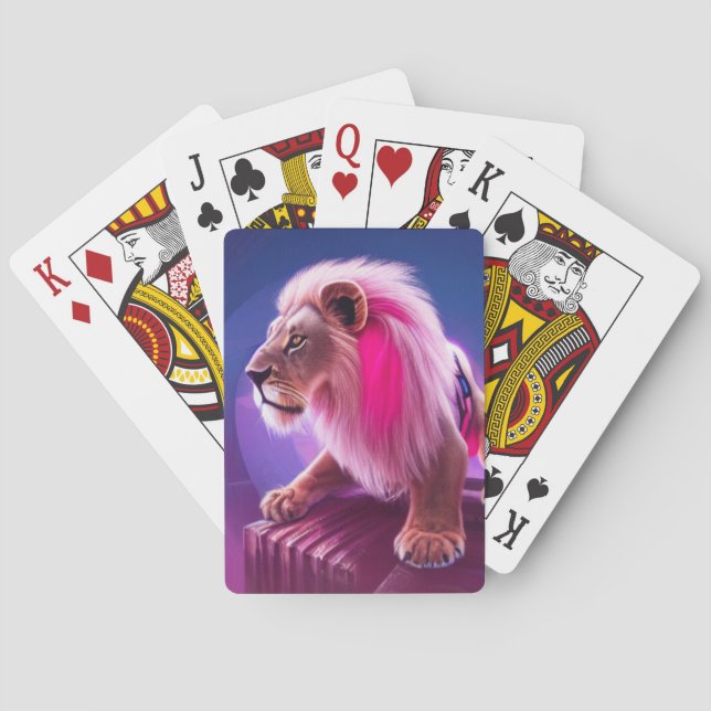 Artsy Lion Playing Cards (Back)