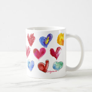 Artsy Love Hearts Mug 4 of 4