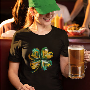 Artsy Lucky Shamrock T-Shirt