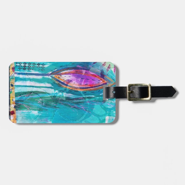 Artsy Luggage Tag (Front Horizontal)