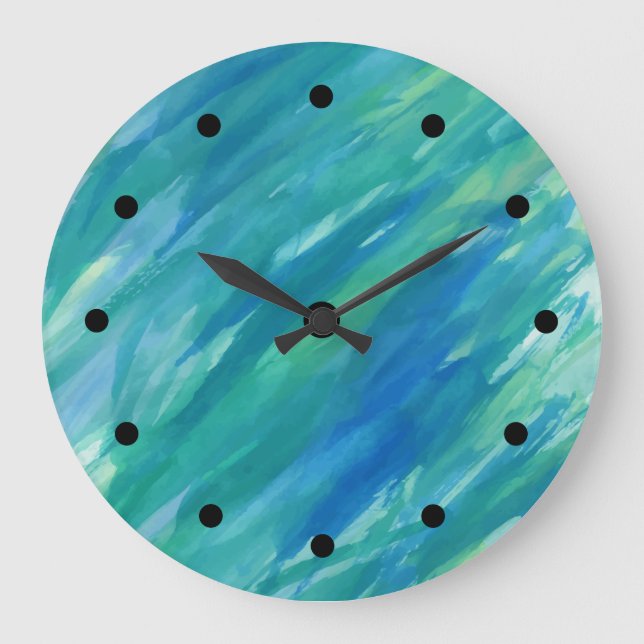 Artsy Modern Kitchen Clocks (Front)