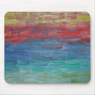 Artsy Mouse Pad Sunset Over Lake