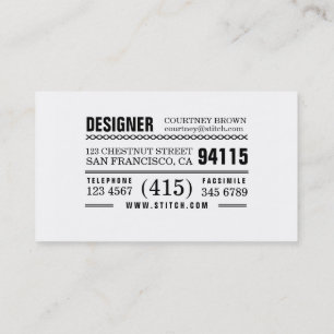 Artsy Multi-Purpose Business Card