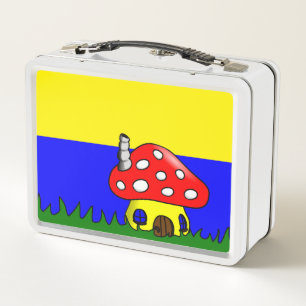 Artsy Mushroom Metal Lunch Box