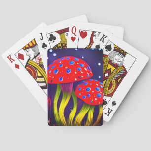 Artsy Mushroom Playing Cards
