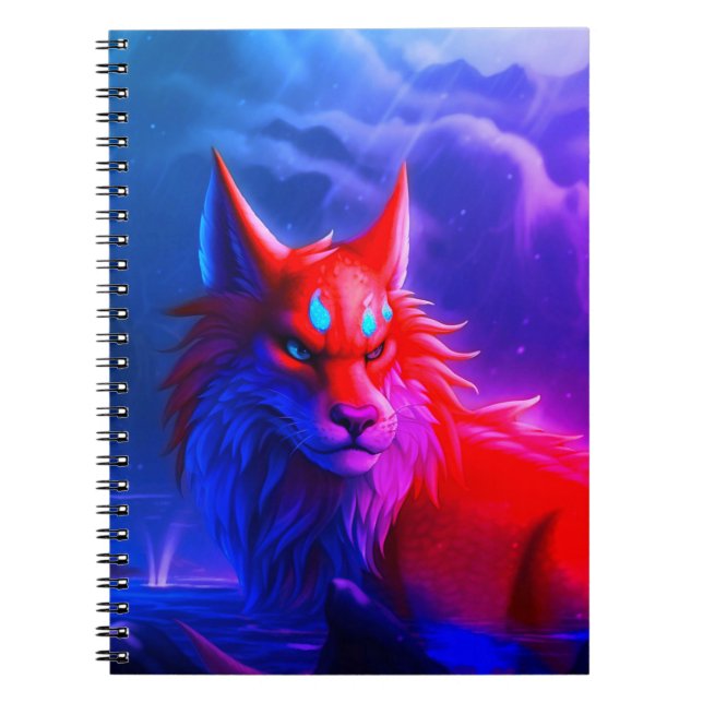 Artsy Night Creature Notebook (Front)
