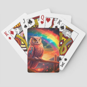 Artsy Owl Playing Cards