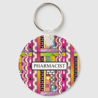 Artsy Pharmacist Key Ring