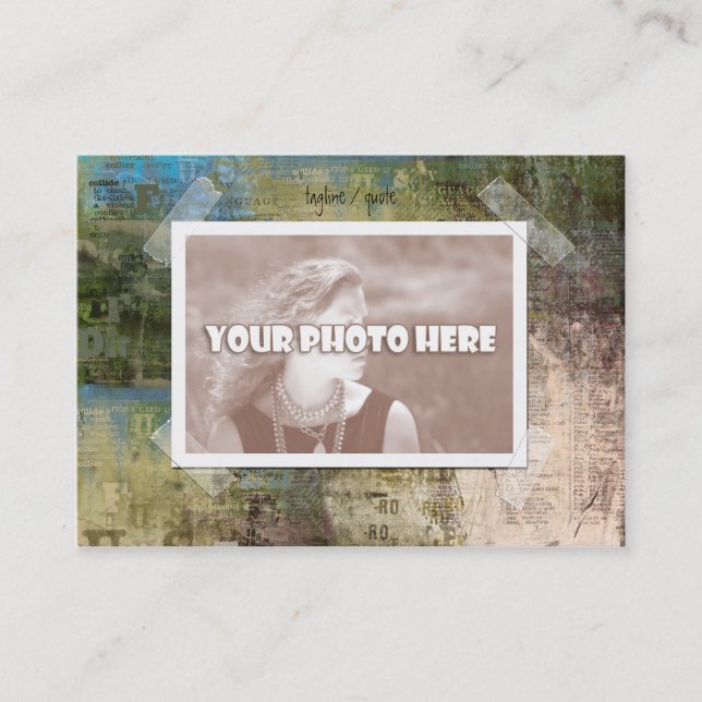 Artsy Photo Frame Biz Card (Front)