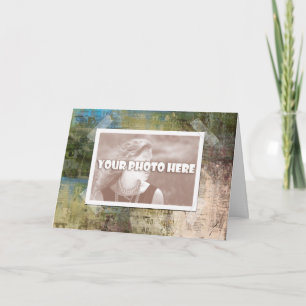 Artsy Photo Frame Card