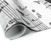 Artsy Sheet Music Wrapping Paper (Roll Corner)