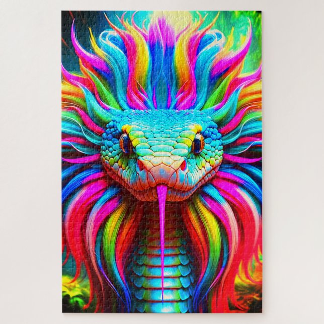 Artsy Snake Jigsaw Puzzle (Vertical)