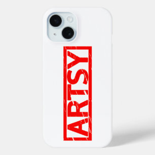 Artsy Stamp iPhone 15 Case