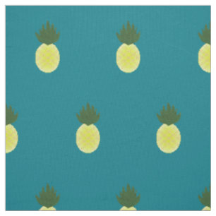 Artsy Summertime Pineapple Fabric
