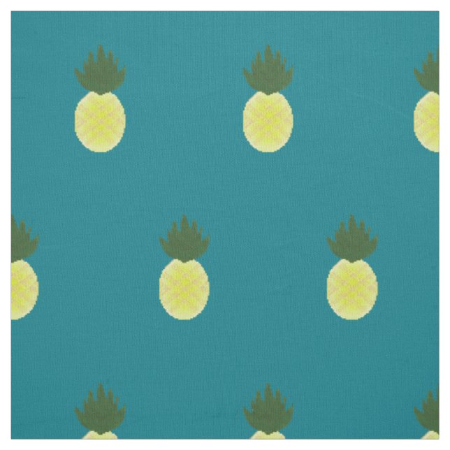 Artsy Summertime Pineapple Fabric (Swatch)