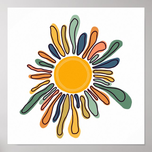 Artsy Sun Poster (Front)
