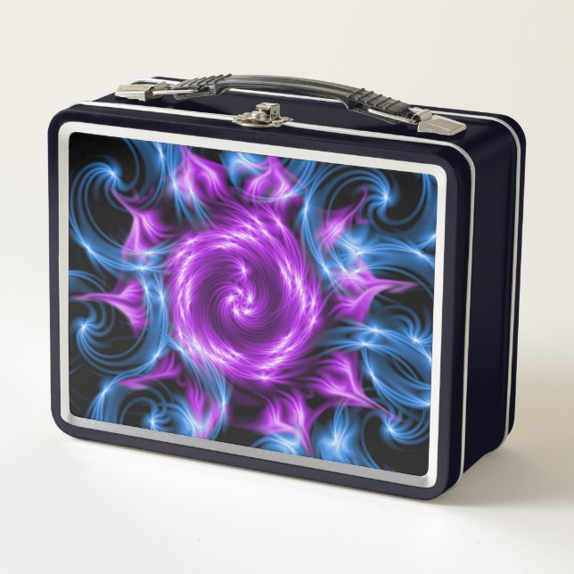 Artsy Swirl Metal Lunch Box (Front)