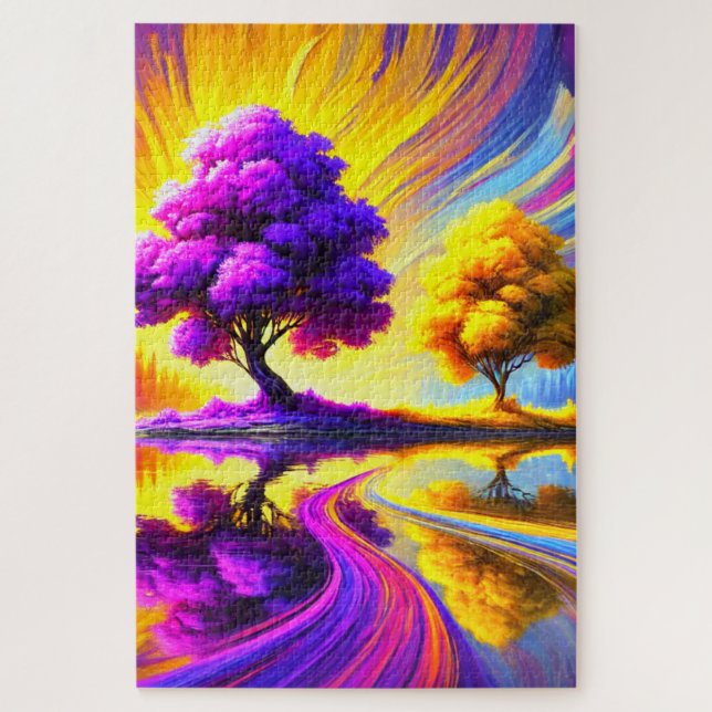 Artsy Trees Jigsaw Puzzle (Vertical)