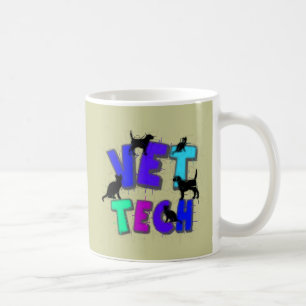 Artsy Vet Tech Gifts, Unique artist drawn design Coffee Mug