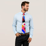 Artsy Vibrant Colourful Brushstroke Explosion Art Tie<br><div class="desc">Stand out from the crowd with this vibrant and trendy brushstroke explosion pattern! It depicts cool and unique hand-painted neon colourful brushstrokes featuring various colours; red, blue, pink, purple, neon green, navy blue, orange, and more. The bright colours are contrasted with a simple white background. ***IMPORTANT DESIGN NOTE: For any...</div>