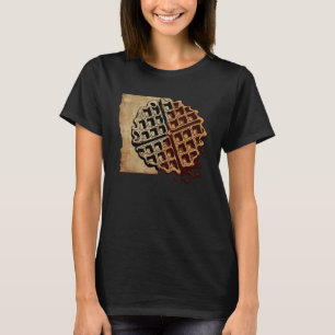 Artsy Waffle Food Hobby Chef Gourmet T-Shirt