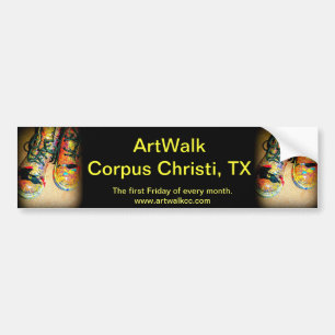 ArtWalk Corpus Christi, TX Bumper Sticker