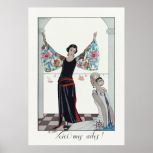 Artwork by George Barbier  Poster