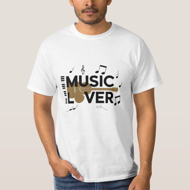 Artwork for Music Lovers Everywhere T-Shirt (Front)