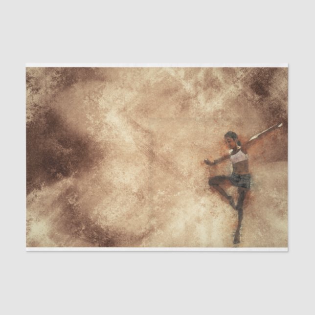 Artwork Girl Dance 23 Decoupage Tissue Paper (Front)