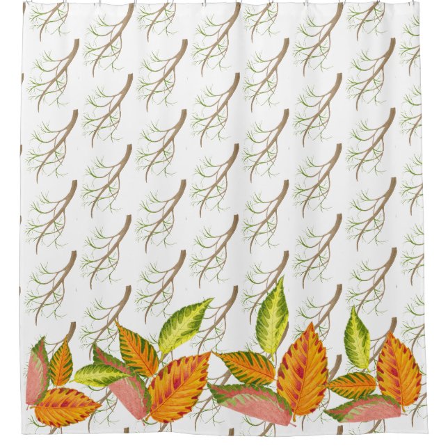 Arty Autumn on a Shower Curtain (Front)