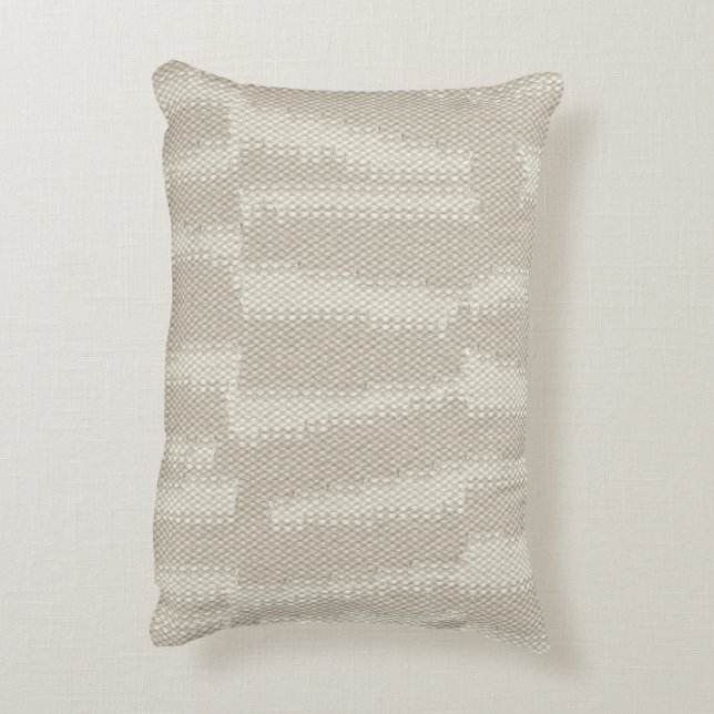Arty Knit Print Decorative Cushion (Back(Vertical))
