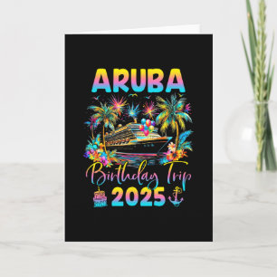 Aru Birthday Trip 2025 Cruise Birthday Party Vacat Card