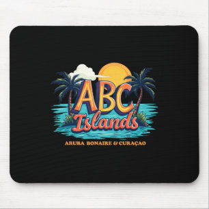 Aru Bonaire Curacao Cruise Vacation Caribbean Abc Mouse Pad