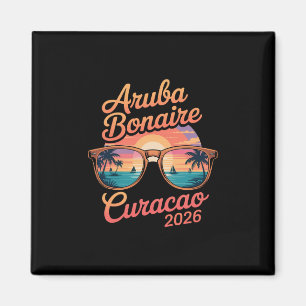 Aru Bonaire Curacao Family Cruise Friends 2026 Vac Magnet