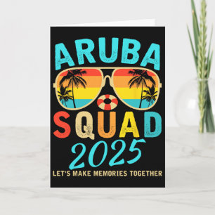 Aru Squad 2025 Vacation Friends Family Matching Gr Card