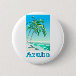 Aruba 6 Cm Round Badge