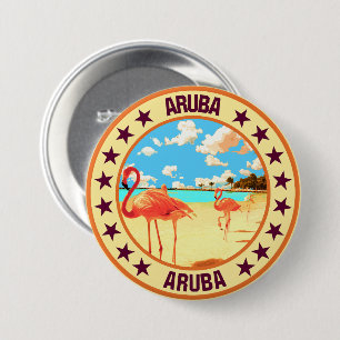 Aruba                                              7.5 cm round badge