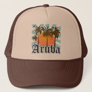 Aruba Beaches Sunset Trucker Hat