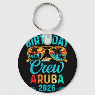 Aruba birthday crew vacation 2026 family matching key ring
