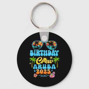 Aruba Birthday Crew Vacation Cruise 2025 Summer Gr Key Ring